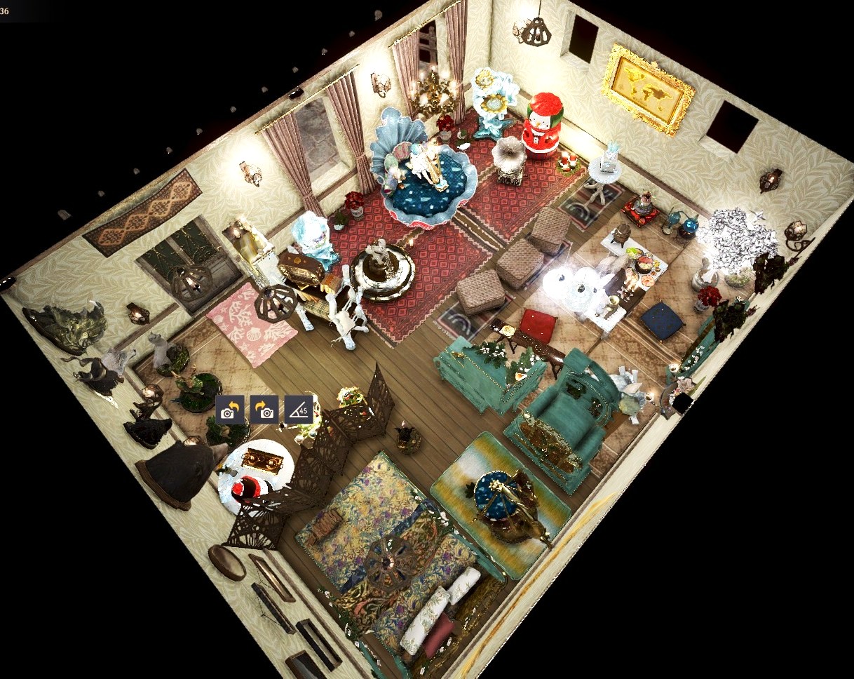 [遊戲截圖/影片] 【派對裝潢展示】有吃有喝有音樂，蘊藏滿滿心意的小窩，緩光臨～ | 黑色沙漠 台灣