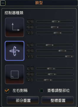 上嘴唇左右數據示意
