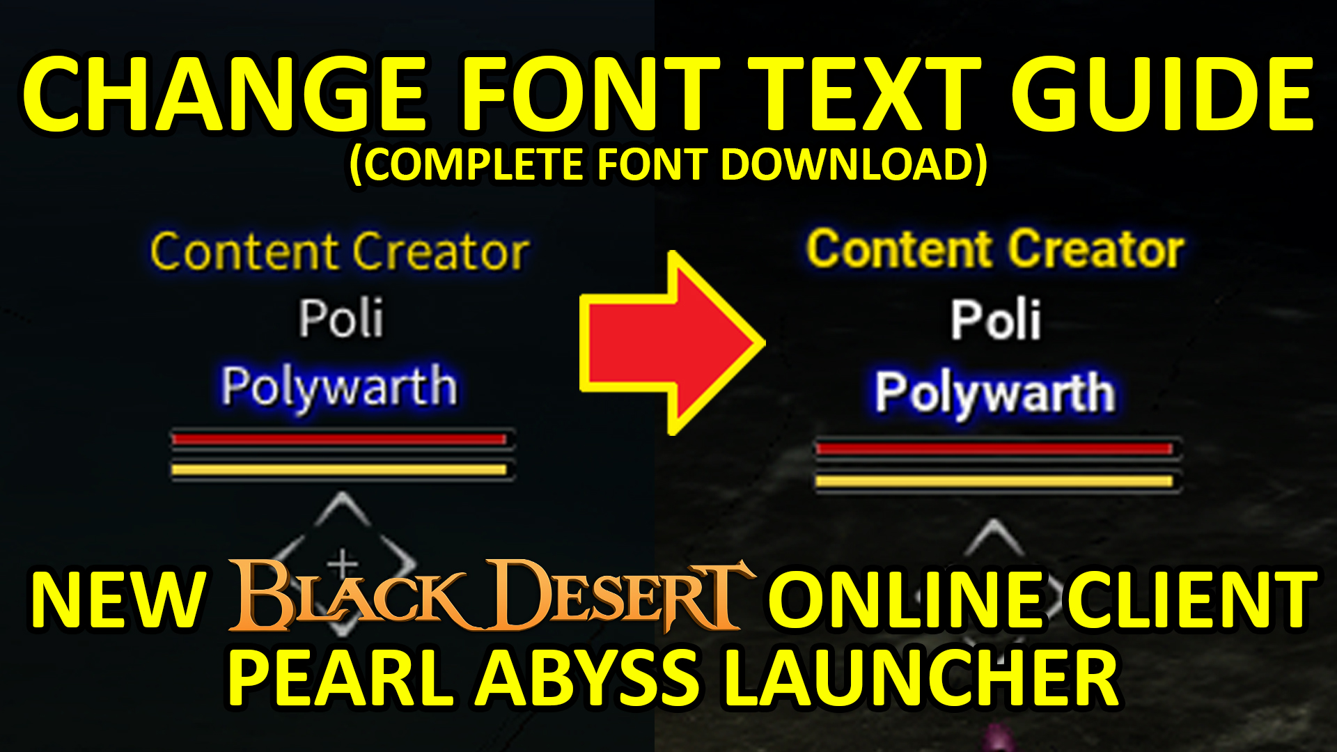 [Game Play] Change Text Font Black Desert Online New Client Guide (BDO
