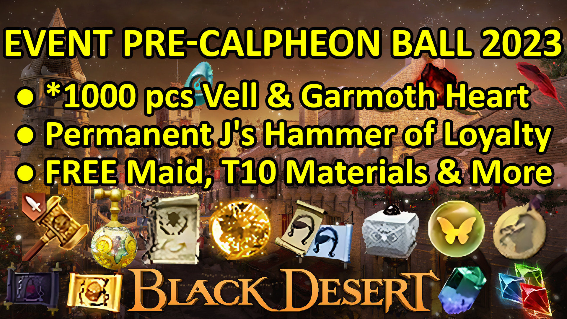 [Game Play] *1000 pcs Vell & Garmoth Heart, Permanent J's Hammer of