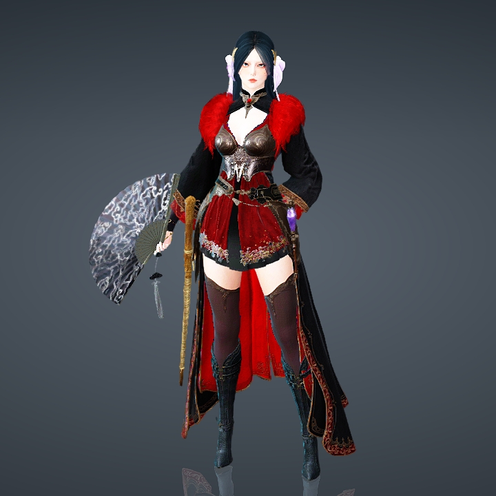 Screenshots & Clips] [OOTD] Women In Red | 黒い砂漠Asia(TH/SEA)