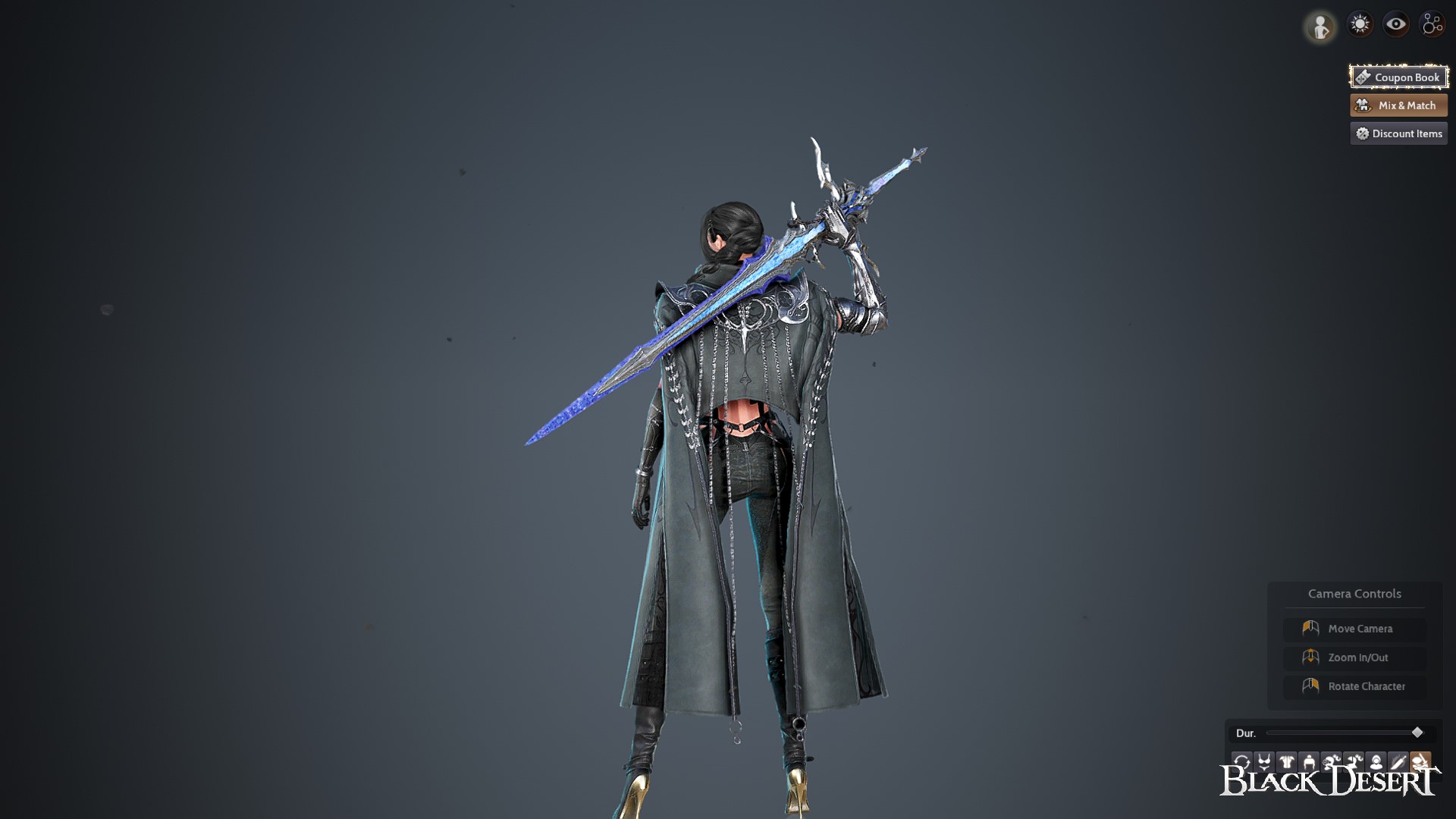 [Screenshots & Clips] [OOTD] Striker Dark Rakshasa Knight | Black ...