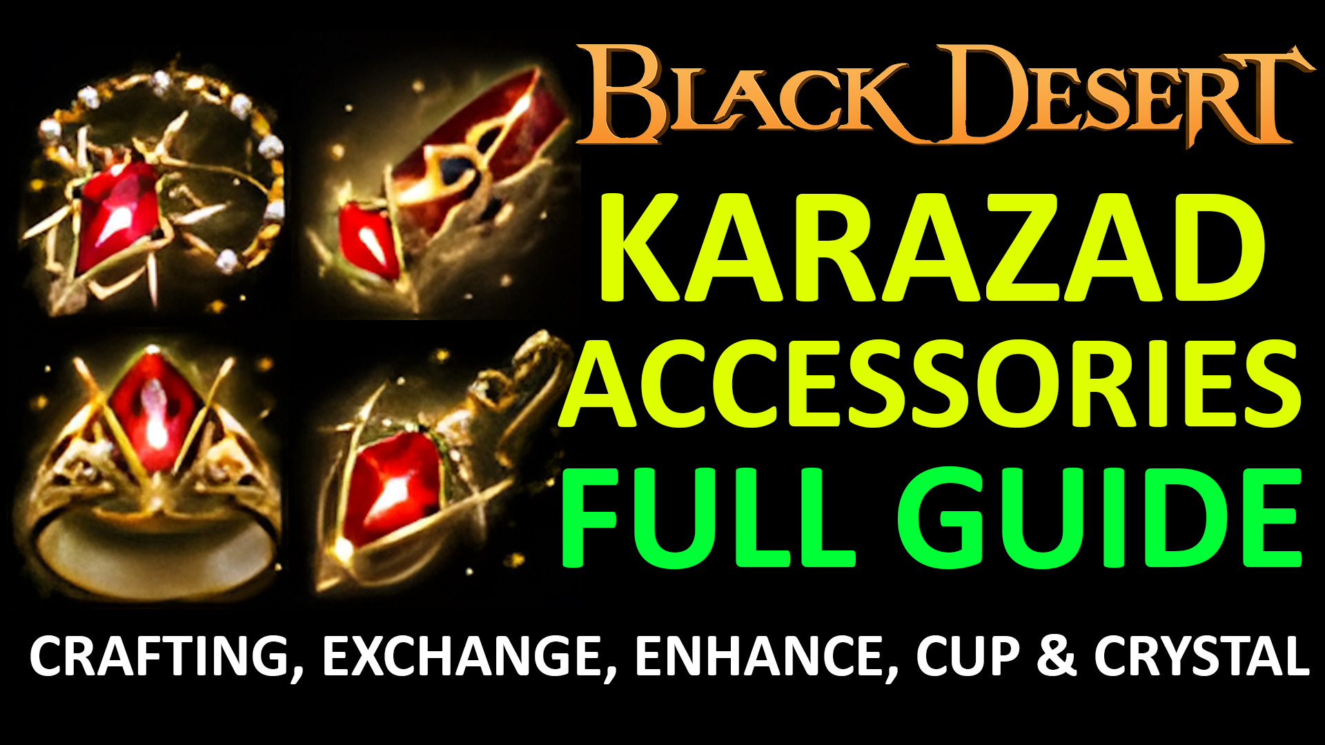 [Game Play] KARAZAD ACCESSORIES FULL GUIDE, Crafting, Exchange, Enhance
