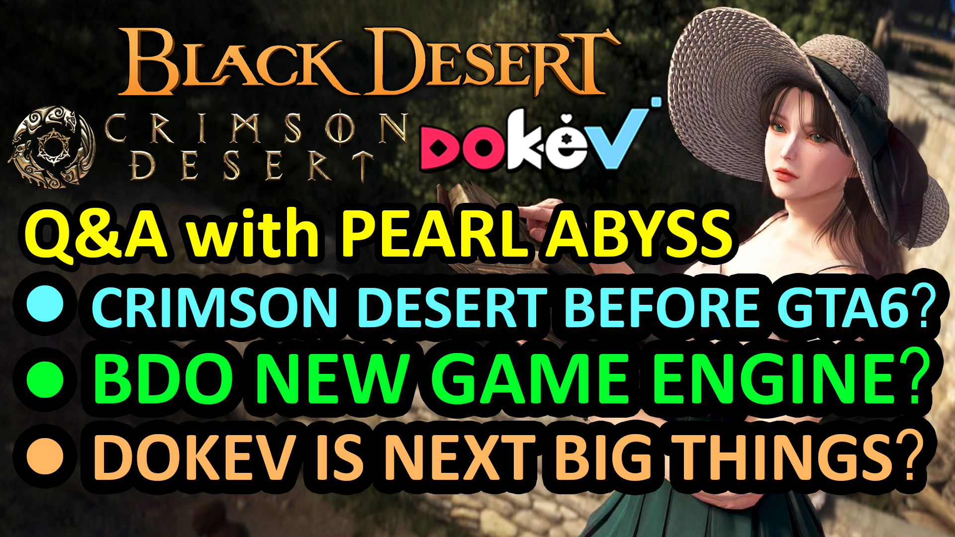 [Game Play] BDO New Game Engine? Summary Q&A on Pearl Abyss Shareholder ...