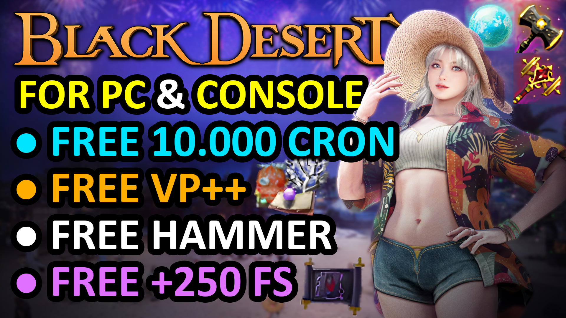 [Game Play] FREE 10.000 CRON STONE, VALUE PACK, HAMMER, +250 FS ...
