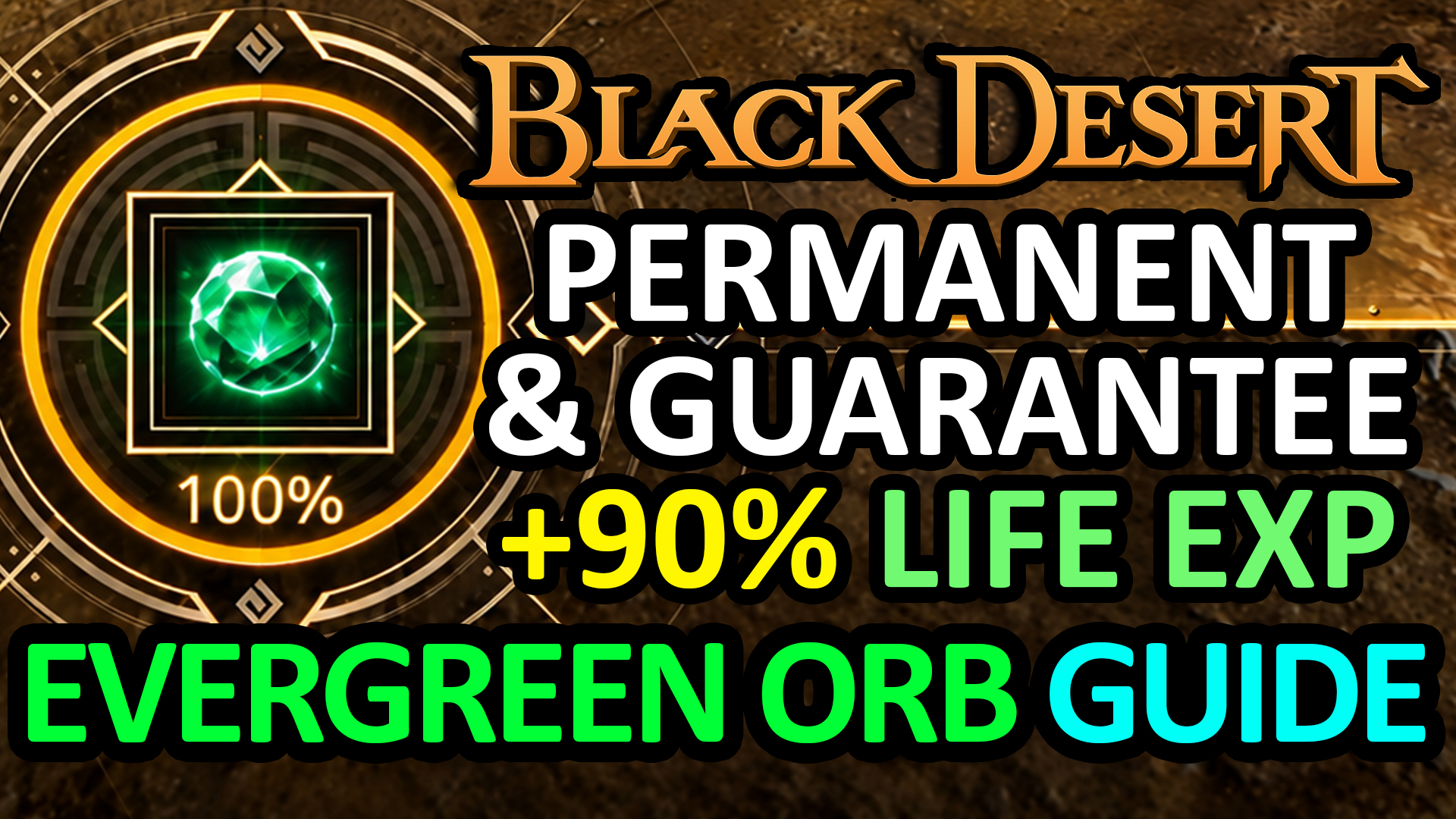 [Game Play] EVERGREEN ORB GUIDE, +90% LIFE EXP BUFF PERMANENT ...