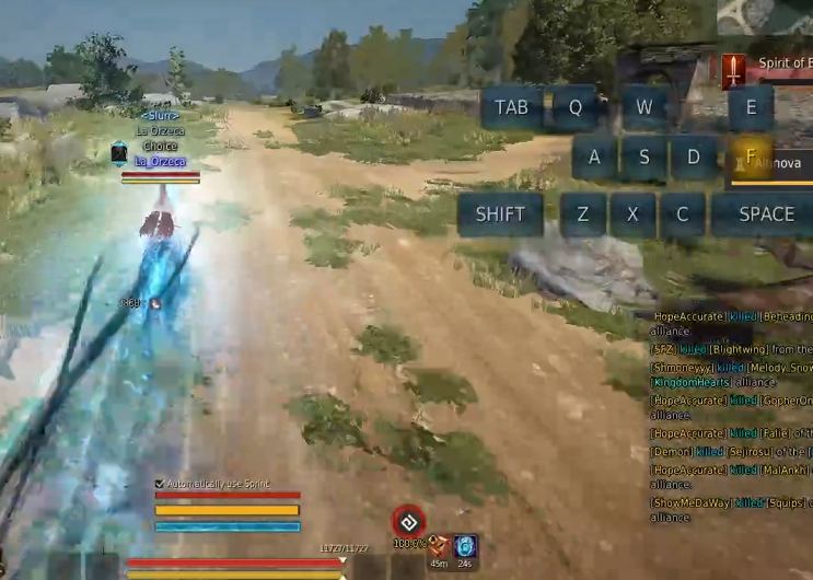 Teaching WW keybind