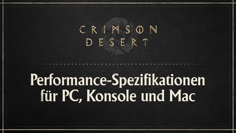 Performance-Spezifikationen für PC, Konsole und Mac