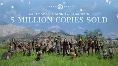 Crimson Desert Surpasses 5 Million Copies Sold Worldwide